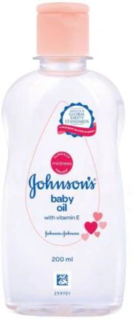 Johnson's Baby Oil with Vitamin E 200ml